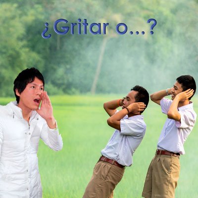 Scream and expand your lungs